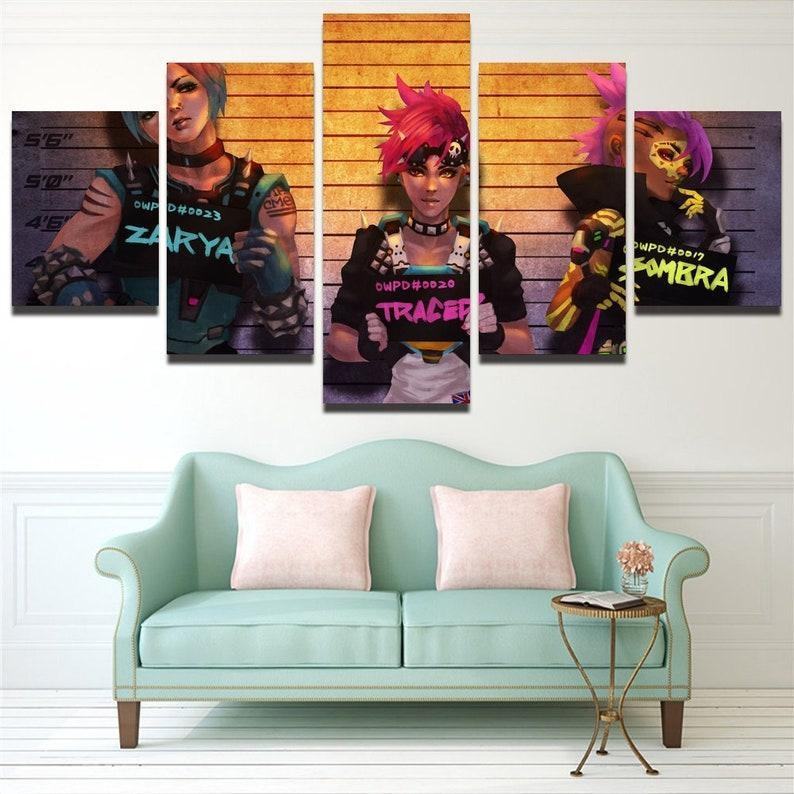 Overwatch 13 Leinwandbilder Kunstdrucke Rahmen