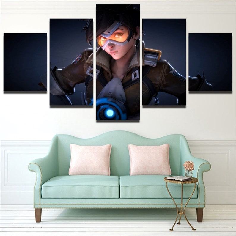 Overwatch 7 Leinwandbilder Kunstdrucke Rahmen