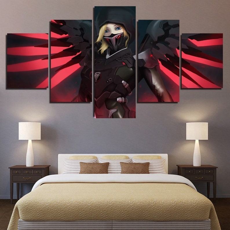 Overwatch 8 Leinwandbilder Kunstdrucke Rahmen