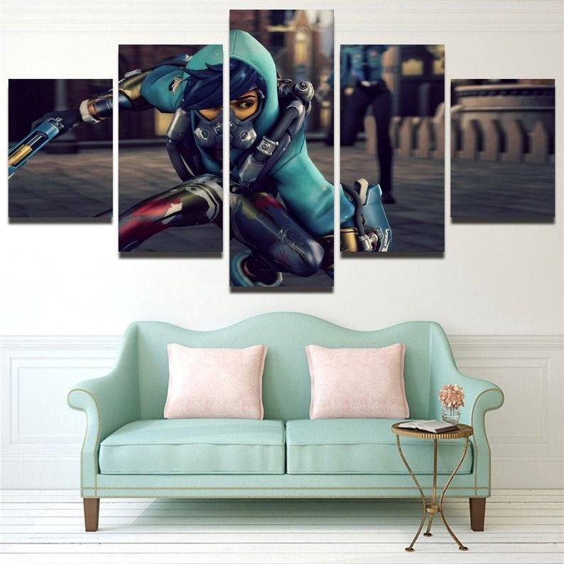 Overwatch Ow Spiel 3 Leinwandbilder Kunstdrucke Rahmen