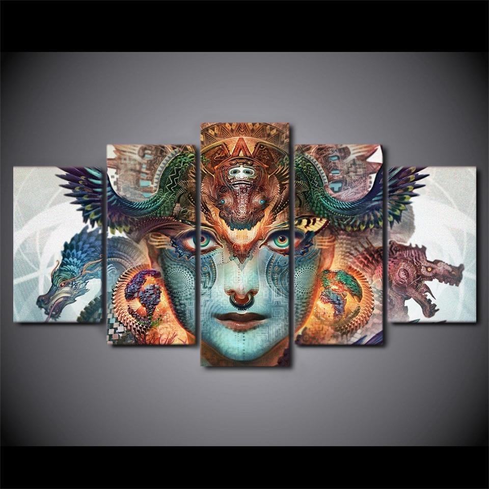 Pattern Faces Religion Leinwandbilder Kunstdrucke Rahmen