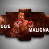 paulie malignaggi boxen leinwanddruck – boxkunst für sammler 2459