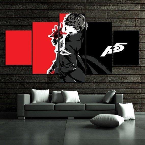 Persona 55 Karikatur Leinwandbilder Kunstdrucke Rahmen