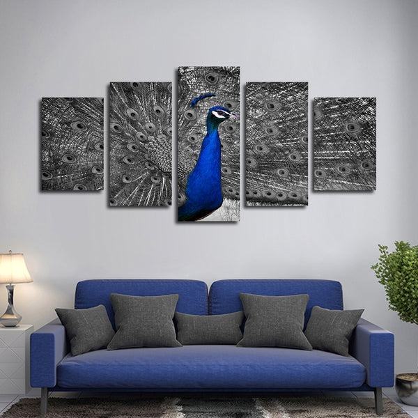Pfau Pop Leinwandbilder Kunstdrucke Rahmen