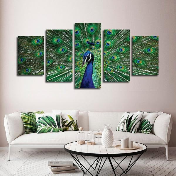 Pfauenfedern Leinwandbilder Kunstdrucke Rahmen