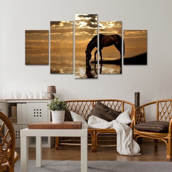 Pferd Reflexion Leinwandbilder Kunstdrucke Rahmen