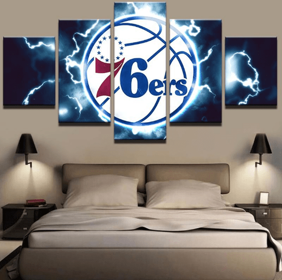 Philadelphia 76ers Basketball Nba Sport Leinwandbilder Kunstdrucke Rahmen