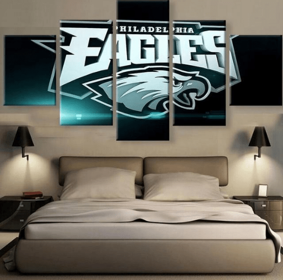 Philadelphia Eagles Flag Logo – Kunstdrucke für Fans