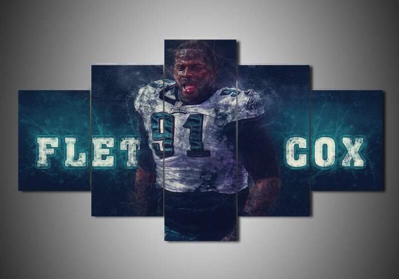 Philadelphia Eagles Fletcher Cox Sport Leinwandbilder Kunstdrucke  
