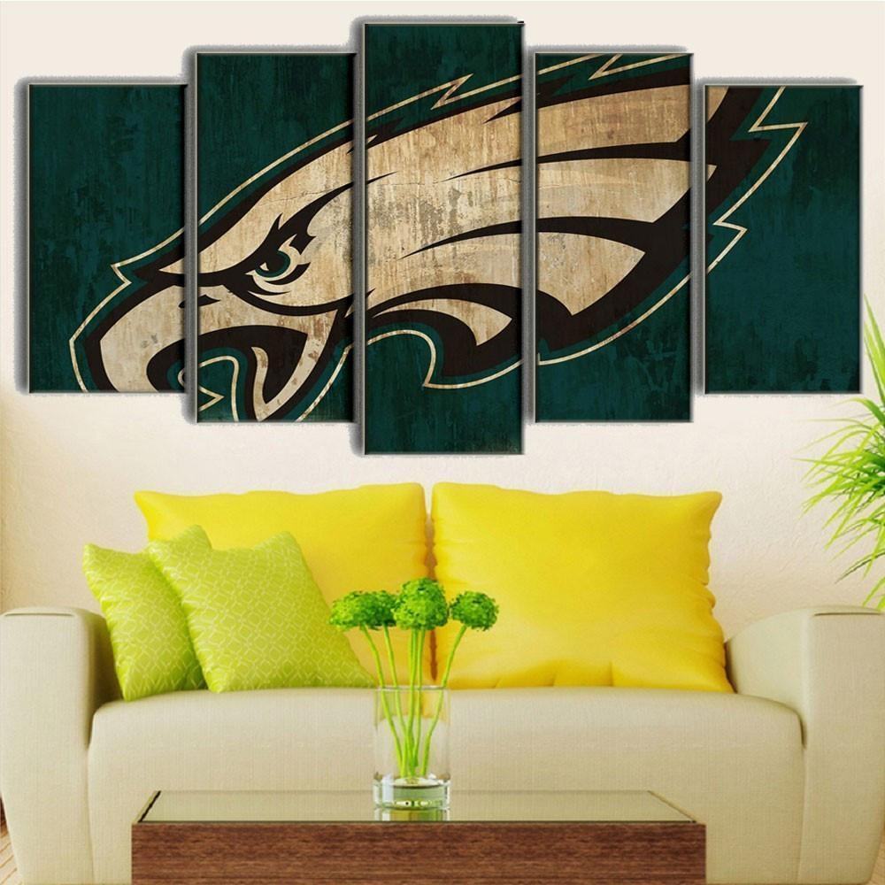 Philadelphia Eagles Football Barn Wood 1 – Kunstdrucke für Anhänger