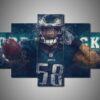 Philadelphia Eagles Jordan Hicks Sport Leinwandbilder Kunstdrucke philadelphia eagles jordan hicks sport leinwandbilder kunstdrucke 7276
