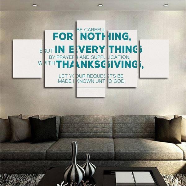 Philippians 48 Be Careful For Nothing; But In Everything By Prayer Bible Verse Religion Leinwandbilder Kunstdrucke Rahmen