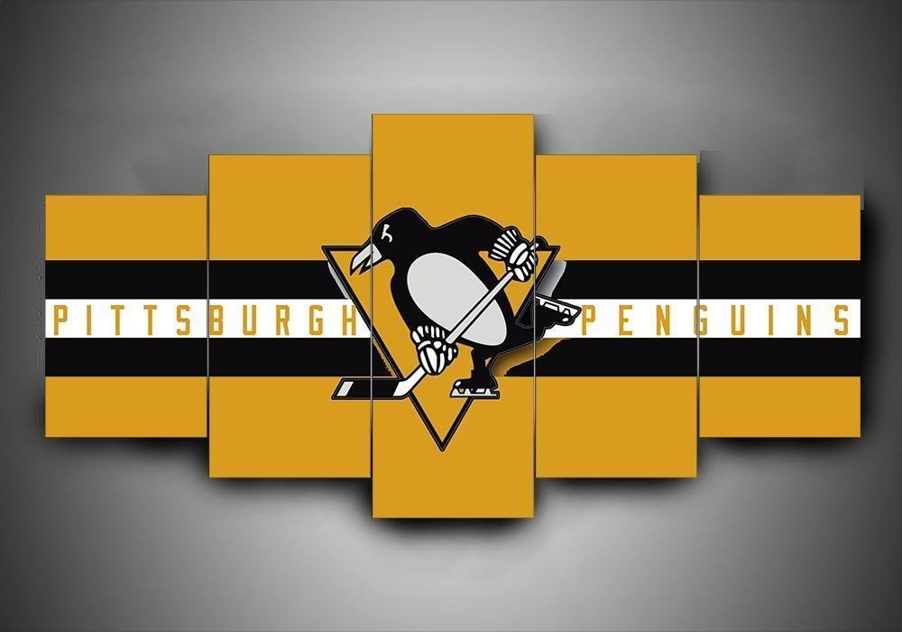 Pittsburgh Penguins 01 – Fesselndes Leinwandbild der NHL-Stars
