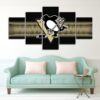 pittsburgh penguins sport team – starkes leinwandbild für hockey fans 4344