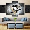 Pittsburgh Penguins Teamlogo – Markantes Leinwandbild für Eishockey-Liebhaber pittsburgh penguins teamlogo – markantes leinwandbild für eishockey liebhaber 6829
