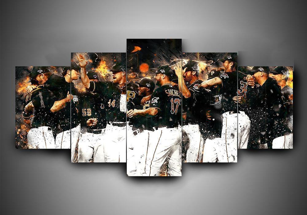 Pittsburgh Pirates Sport Team – Dynamisches Leinwandbild für Baseball-Liebhaber