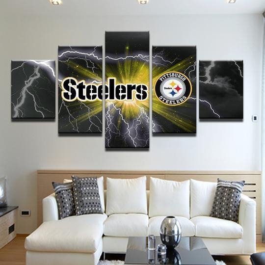 Pittsburgh Steelers 02 – Klassisches Leinwandbild für Team-Fans