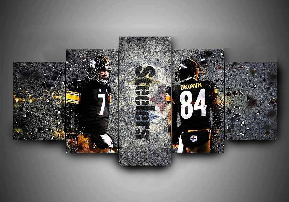 Pittsburgh Steelers 10 – Beeindruckendes Leinwandbild für Football-Enthusiasten