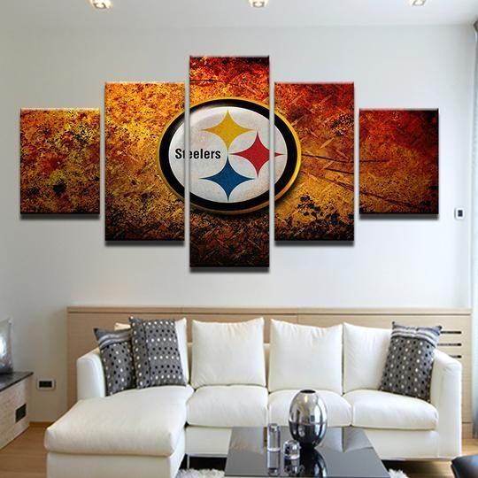 Pittsburgh Steelers 18 – Stimmungsvolles Sport Leinwandbild