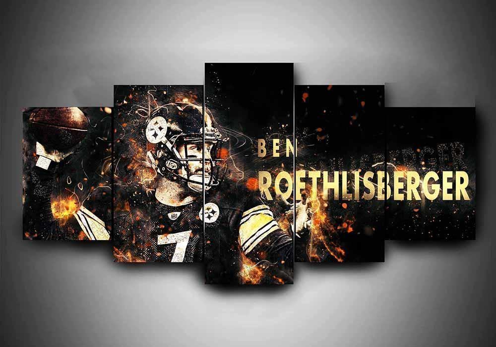 Pittsburgh Steelers Football 01 – Sportliches Leinwandbild für Team-Fans