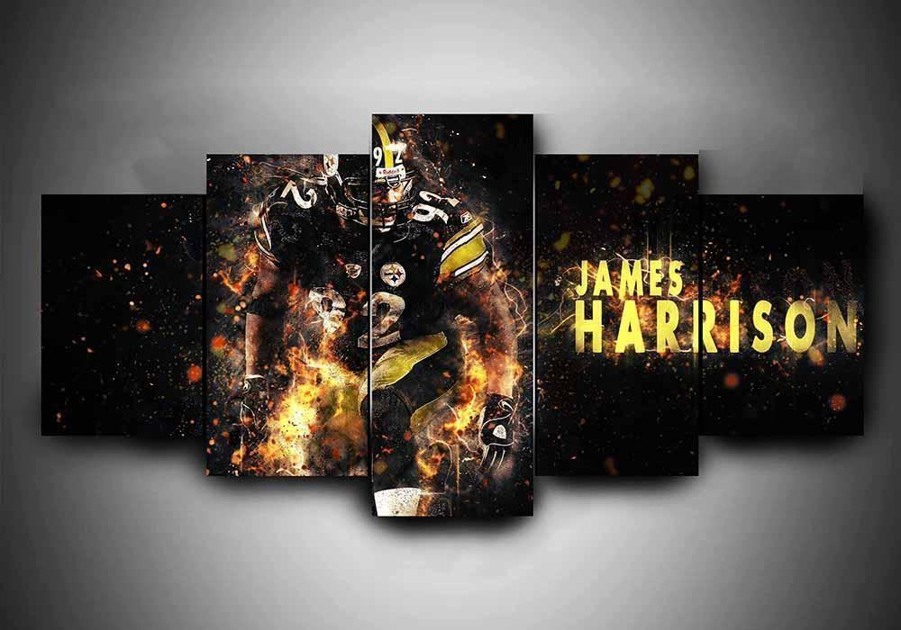 Pittsburgh Steelers Sport Team – Auffälliges Leinwandbild für NFL-Fans