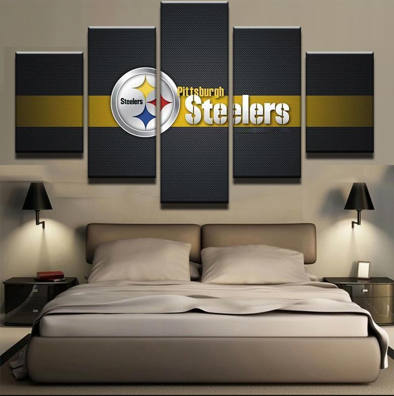 Pittsburgh Steelers Team – Dynamisches Leinwandbild für Football-Enthusiasten