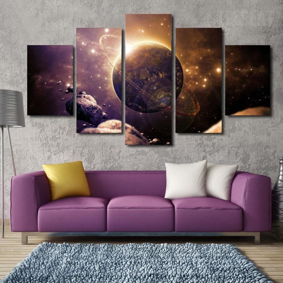 Planet Of The Universe 1 Space Leinwandbilder Kunstdrucke  