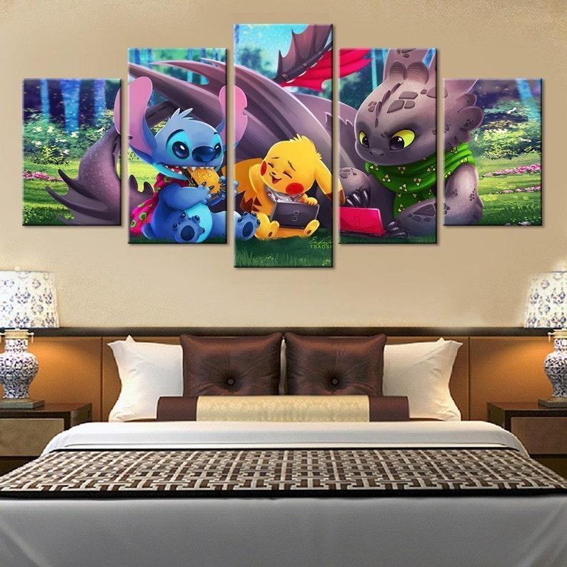 Pokemon Go Detective Pikachu Leinwandbilder Kunstdrucke Rahmen