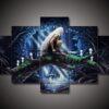 princess mononoke 4 anime leinwandbilder kunstdrucke rahmen 2606