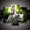 princess mononoke anime leinwandbilder kunstdrucke rahmen 2462