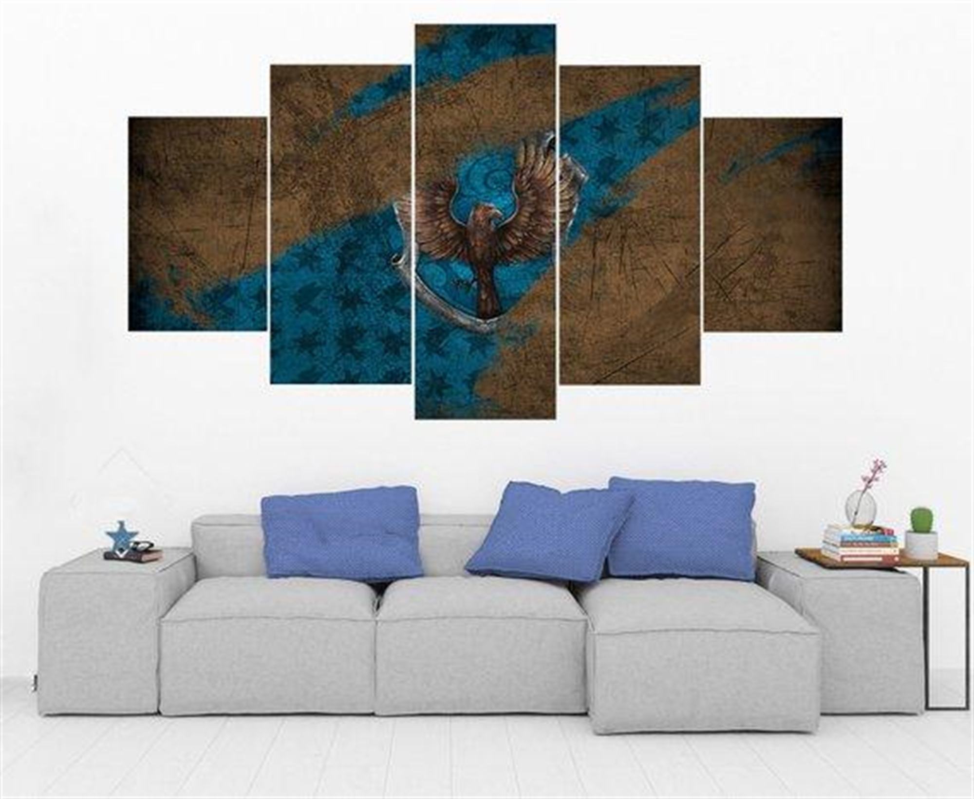 Ravenclaw Crest Harry Potter 4 Film Leinwandbilder Kunstdrucke Rahmen