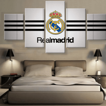 Real Madrid Soccer Logo Sport Leinwandbilder Kunstdrucke Rahmen