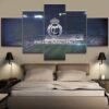 real madrid stadium football with logo sport leinwandbilder kunstdrucke rahmen 4386