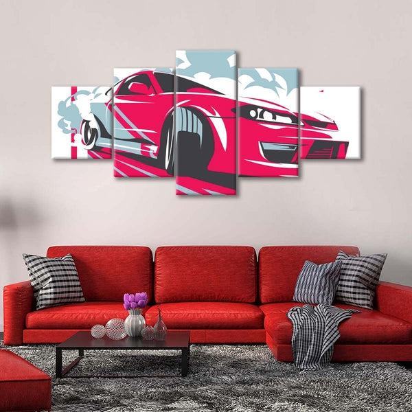 Rennauto Leinwandbilder Kunstdrucke Rahmen