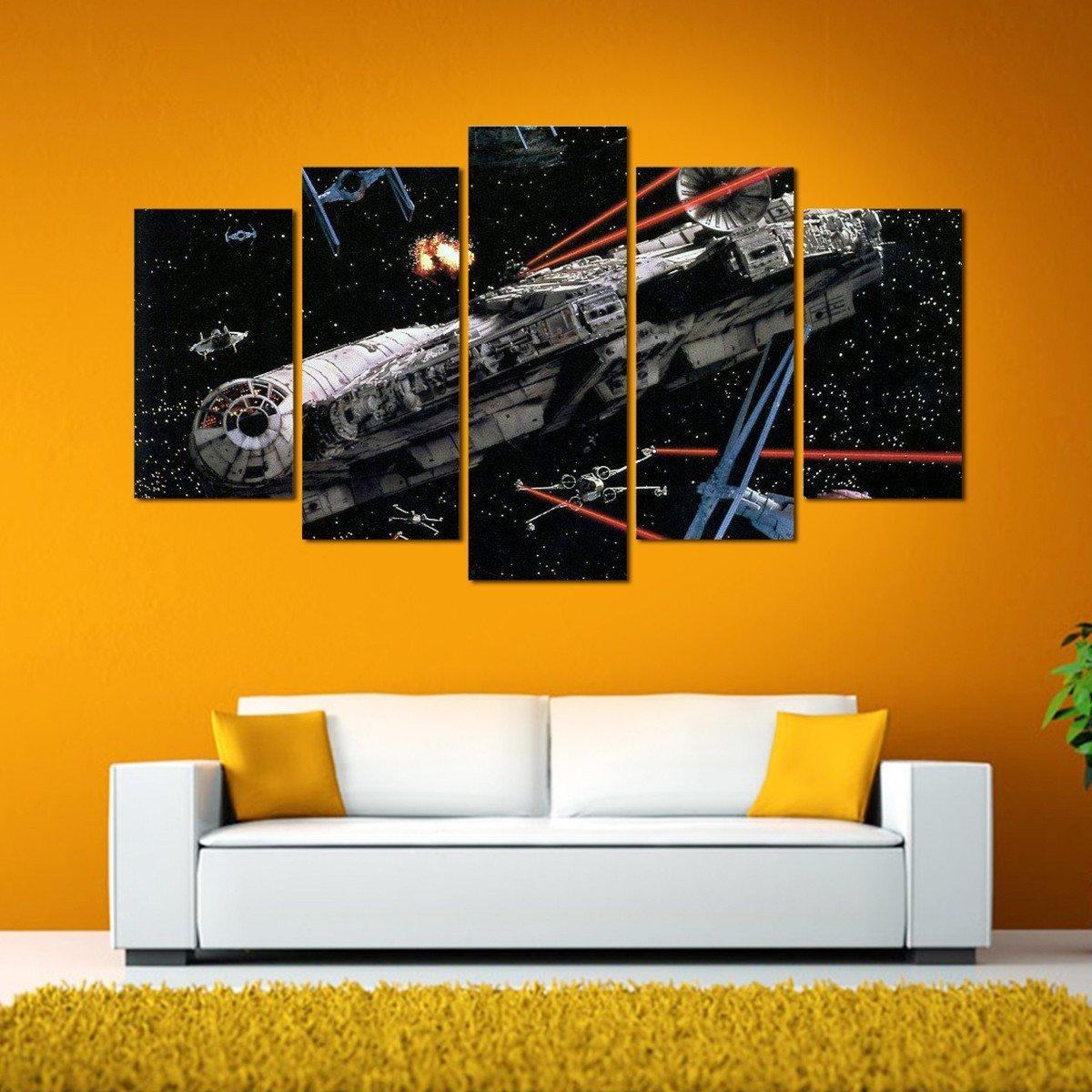 Return Of The Jedi Millenium Falcon Movie Leinwandbilder Kunstdrucke  