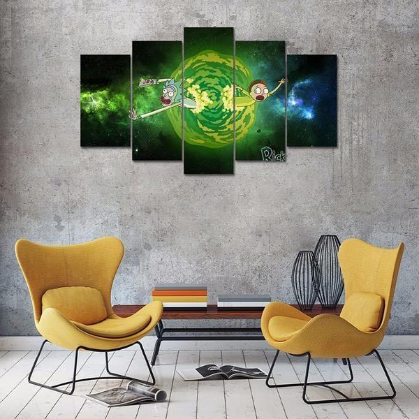 Rick And Morty 07 Anime Leinwandbilder Kunstdrucke Rahmen