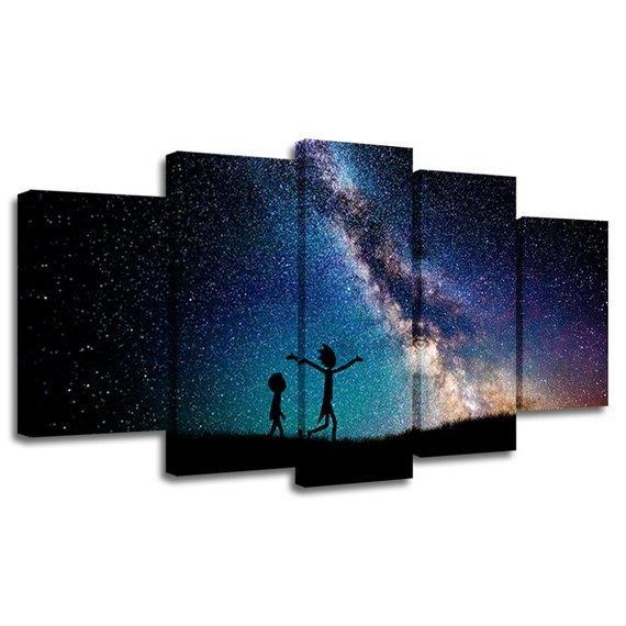 Rick And Morty 10 Karikatur Leinwandbilder Kunstdrucke Rahmen