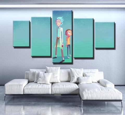 Rick And Morty 1 Karikatur Leinwandbilder Kunstdrucke Rahmen