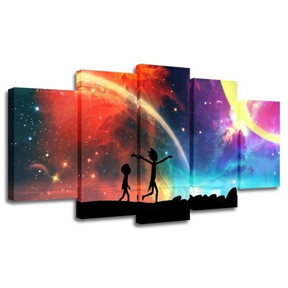 Rick And Morty 26 Karikatur Leinwandbilder Kunstdrucke Rahmen