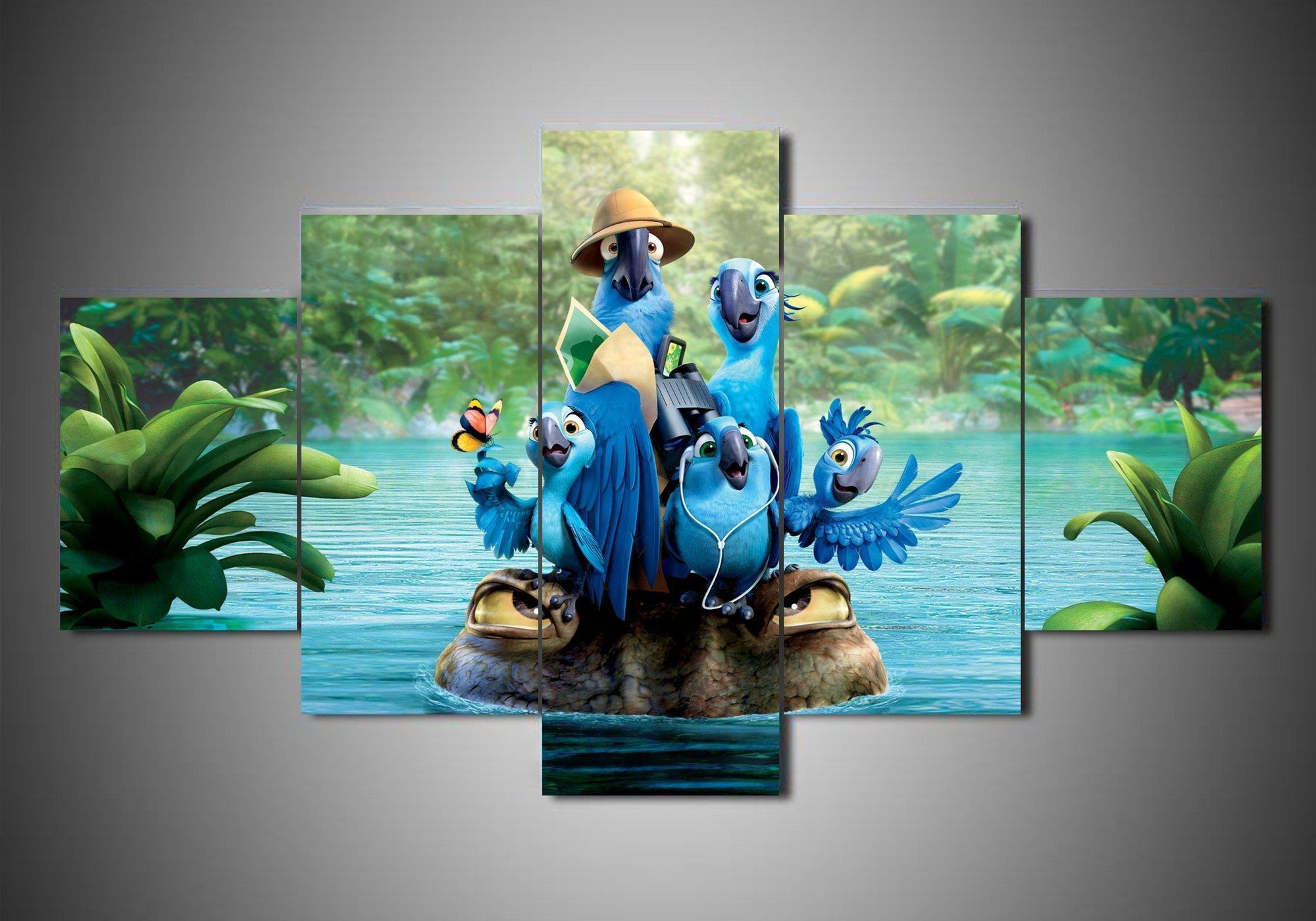 Rio Cartoon Leinwandbilder Kunstdrucke  