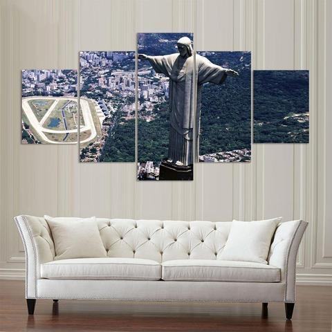 Rio De Janeiros Christ The Redeemer Religion Leinwandbilder Kunstdrucke Rahmen