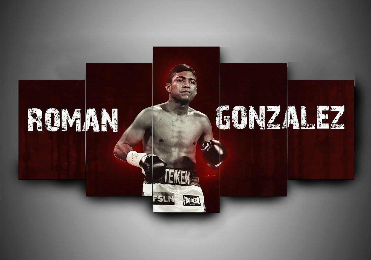 Román González Boxen Leinwanddruck – Boxkunst für Fans