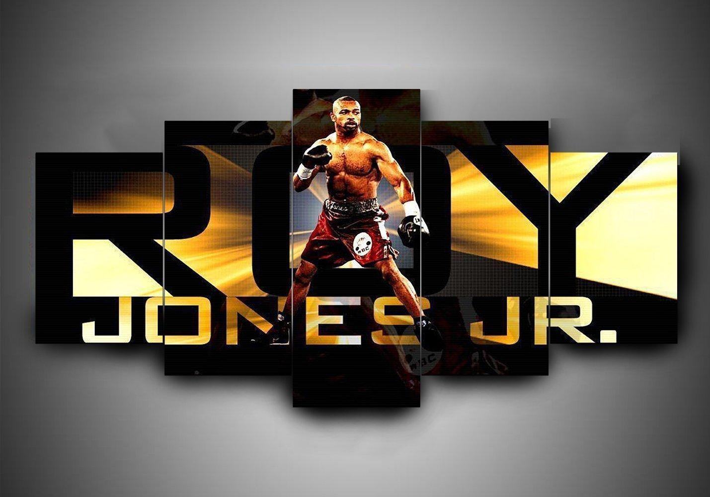 Roy Jones Jr. Boxen Leinwanddruck – Boxlegende Kunstwerk