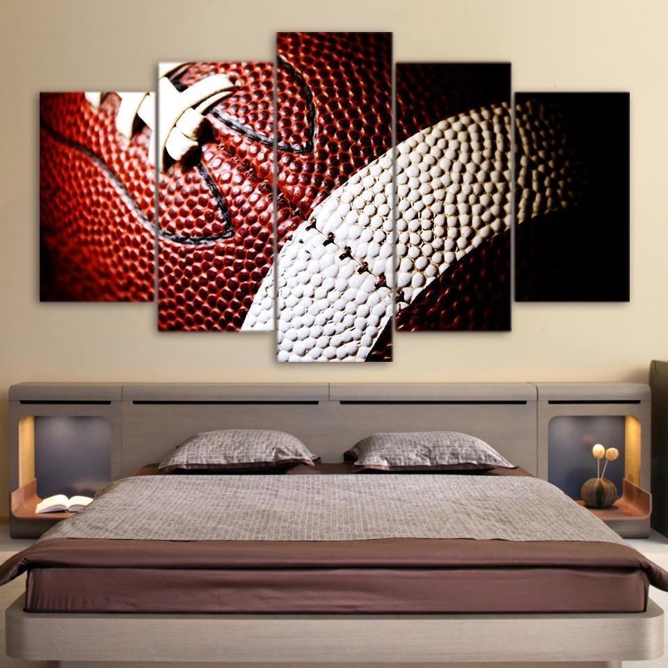 Russell Wilson Seattle Seahawks – Ausdrucksstarkes Leinwandbild für Football-Fans