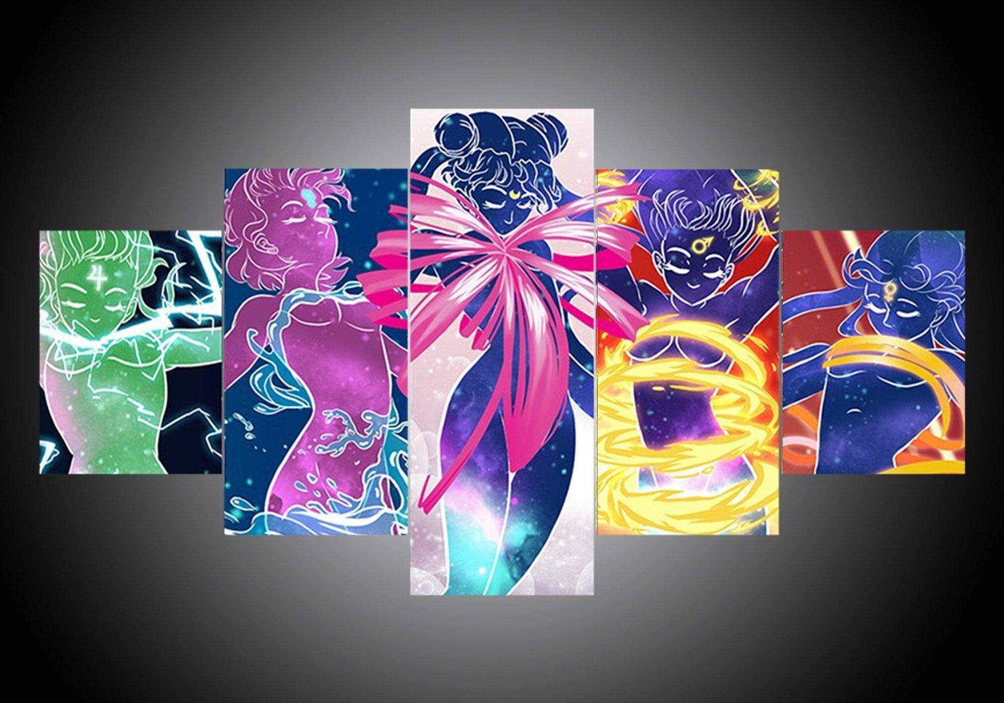 Sailor Moon 1 Anime Leinwandbilder Kunstdrucke Rahmen