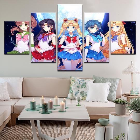 Sailor Moon Anime Leinwandbilder Kunstdrucke Rahmen