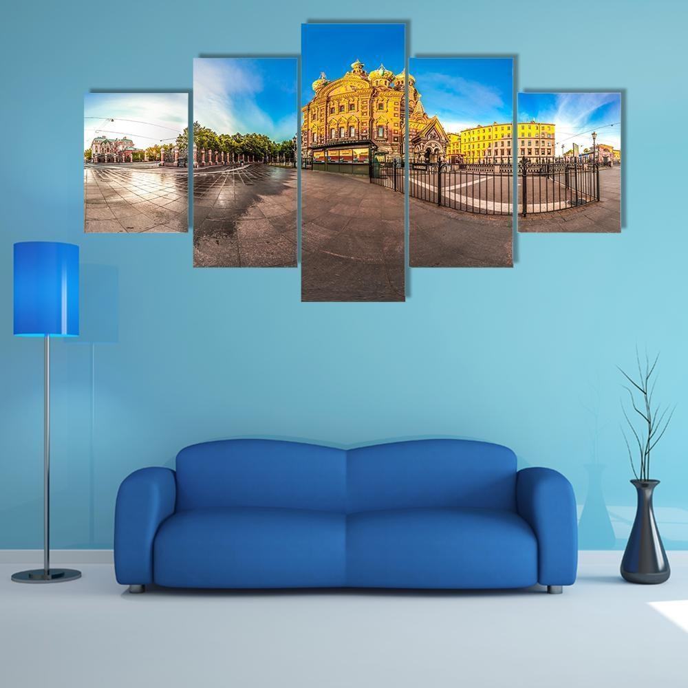 Saint-petersburg Church Of The Savior On Blood Religion Leinwandbilder Kunstdrucke Rahmen