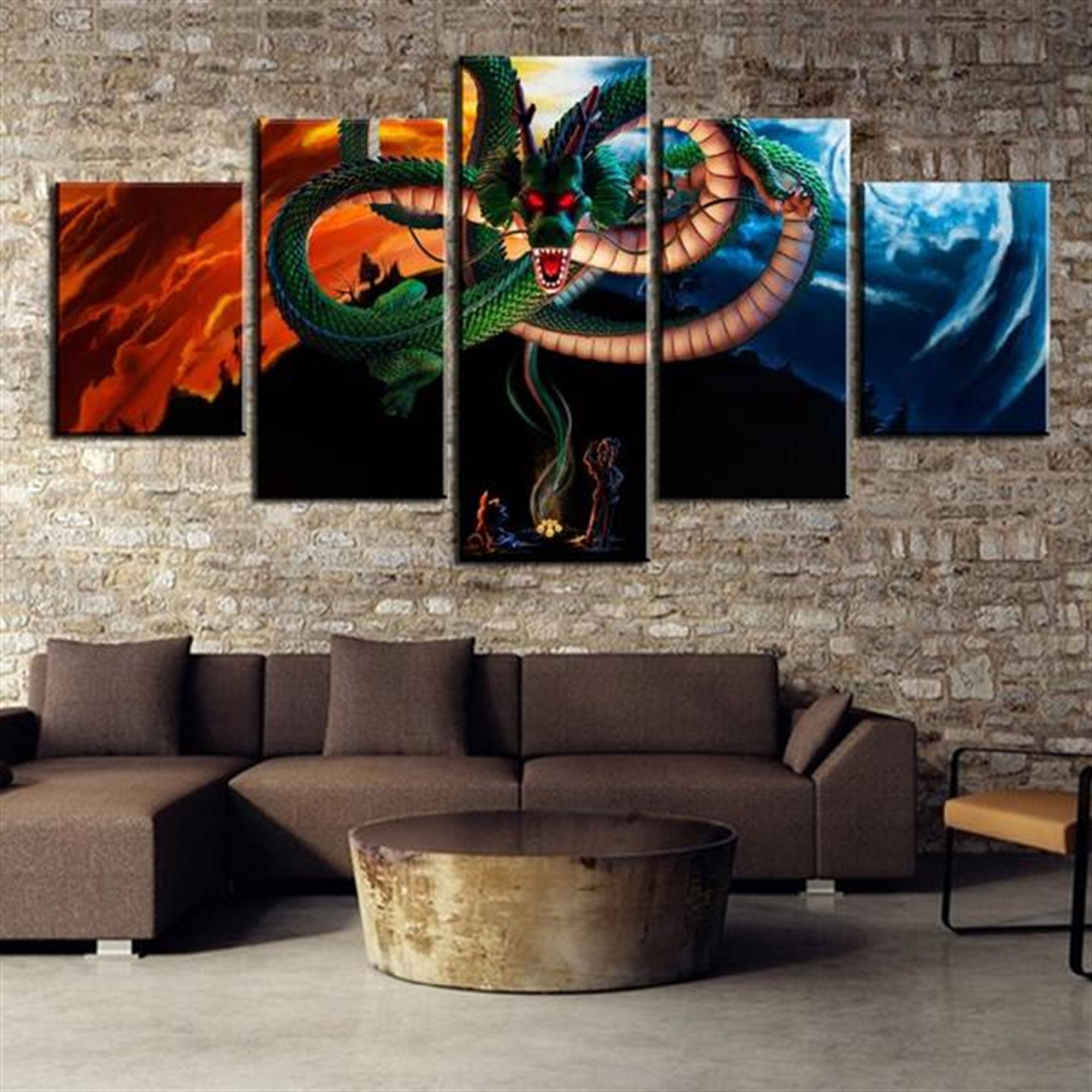 Saiyan Goku Dragon Ball: Leinwandbilder Kunstdrucke Mit Rahmen
