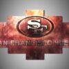 san francisco 49ers nfl – atemberaubendes leinwandbild für football liebhaber 8484