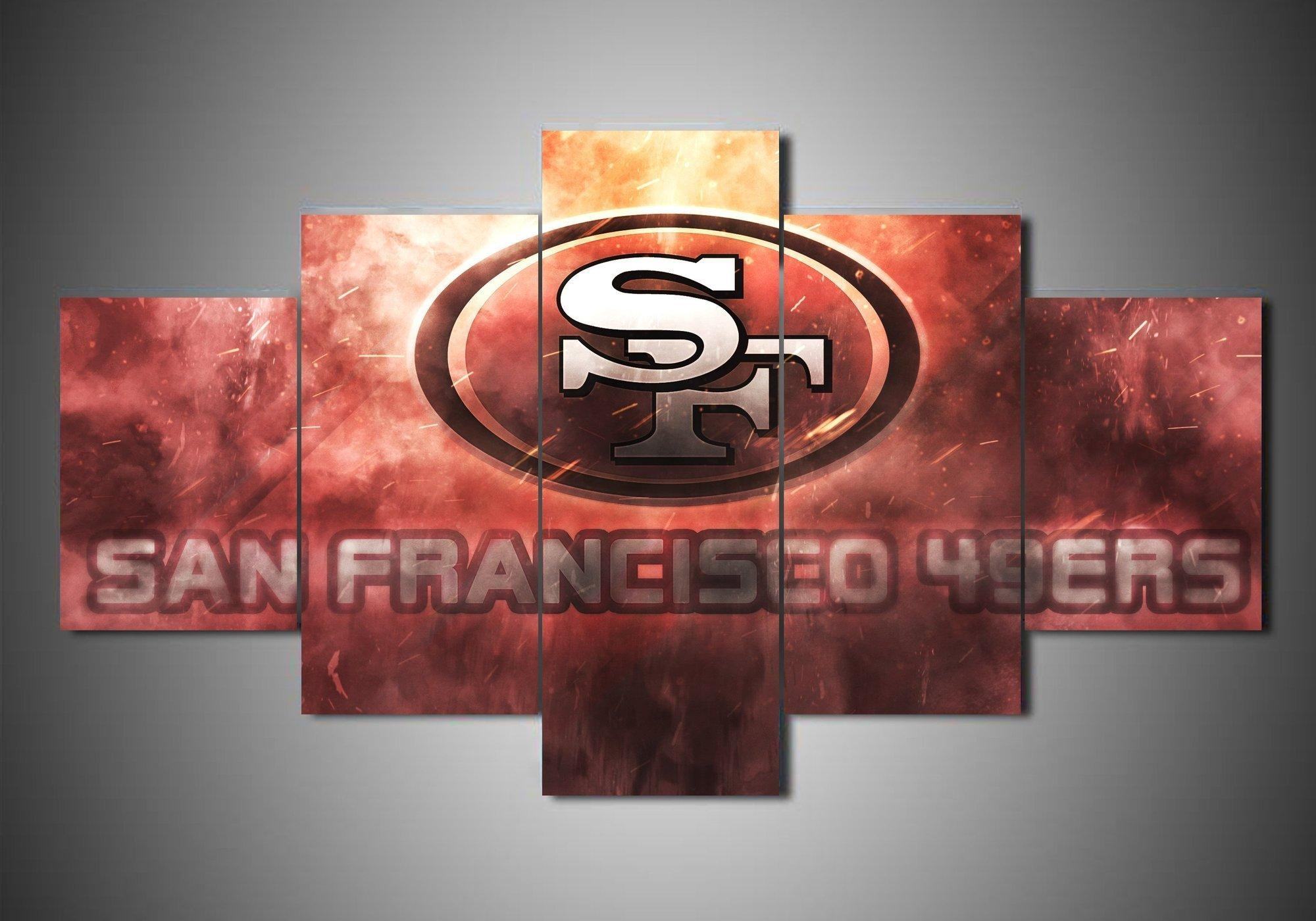 San Francisco 49ers NFL – Atemberaubendes Leinwandbild für Football-Liebhaber